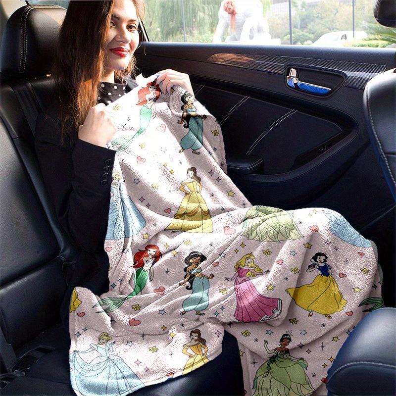 1pc Disney Princesses Patterned Throw Blanket, Perfect for Home Decor, Couch Cover, Outdoor Use, Gifts, Soft Blanket Suitable for Bedroom, Living Room