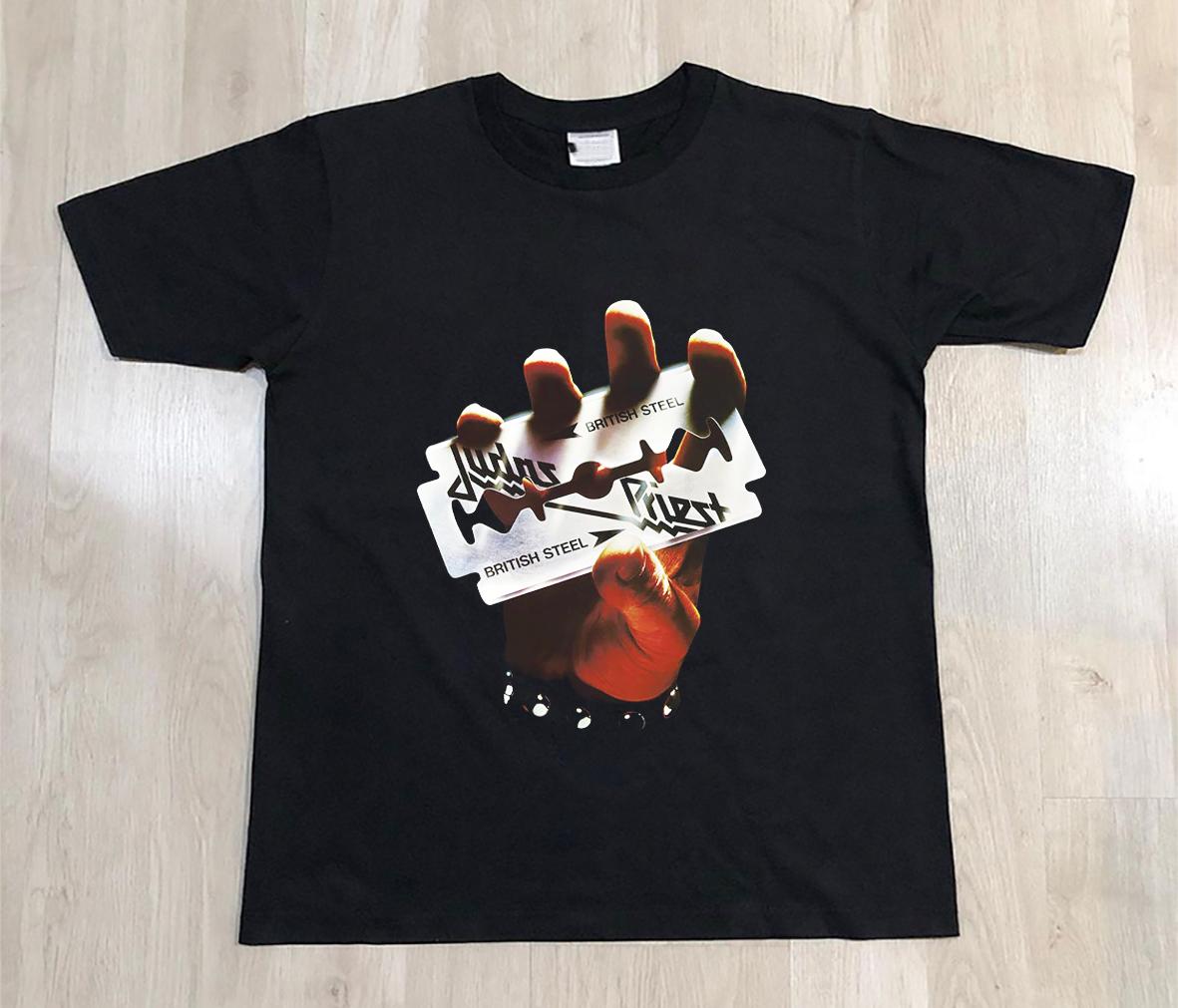 

Британская популярная группа Judas Priest Футболка Мужская Тренд Бренд Оверсайз Круглый вырез Хлопок Повседневная Короткий рукав Мужская одежда 4XL