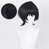 Cosplay Wig with Net, Sakuma Rintsuki, Heat-Resistant, Black