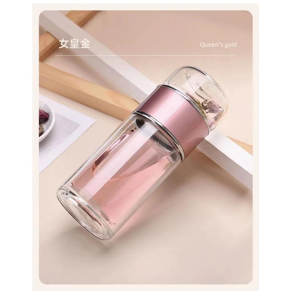 500ML Tea Water Bottle High Borosilicate Glass Double Layer Tea Water Cup Infuser Tumbler Drinkware Water Bottle With Tea Filter