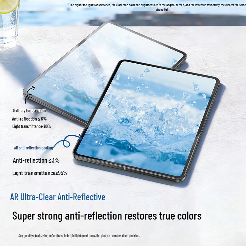 

Baseus AR Enhanced Anti-Reflective Dust-Free Tempered Glass Screen Protector 11-inch