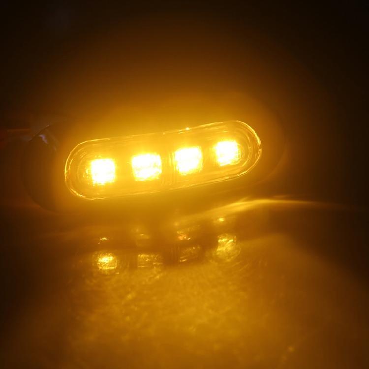 10x LED Side Marker Lights Indicator Clearance Lamp for Trailer Truck RV Bus 12V