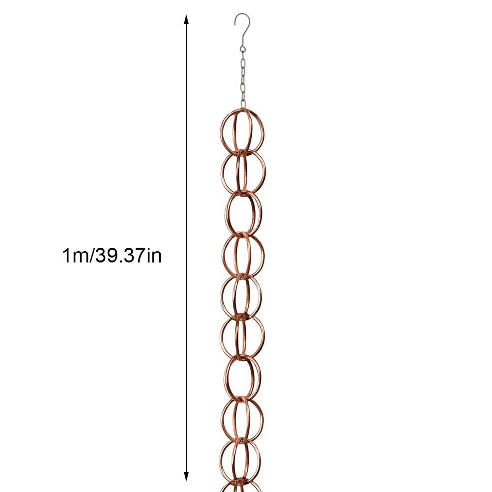 

Цепь дождевая Лотос/Птица Уличный декор Подвесная цепь для сбора дождевой воды Садоводство Водосточные желоба Водосточные трубы Дождевая цепь Садовое украшение
