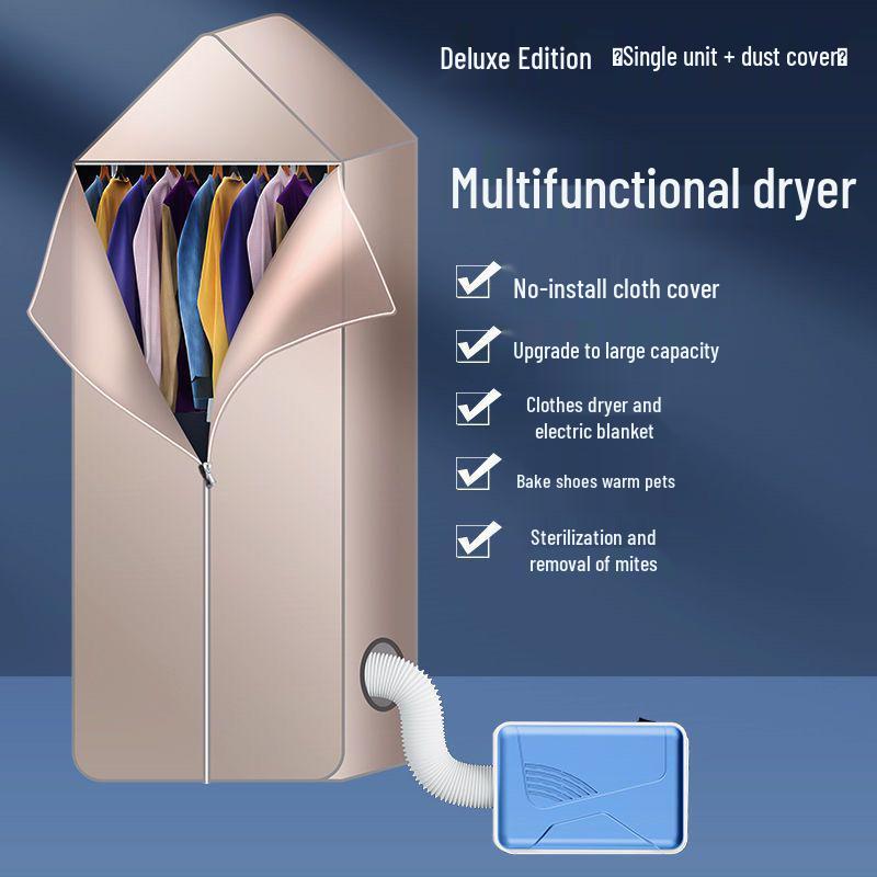 Multi-Functional German-Style Warm Air Dryer for Shoes, Clothes, Quilts - Ideal for Home, Baby, Dormitory Use