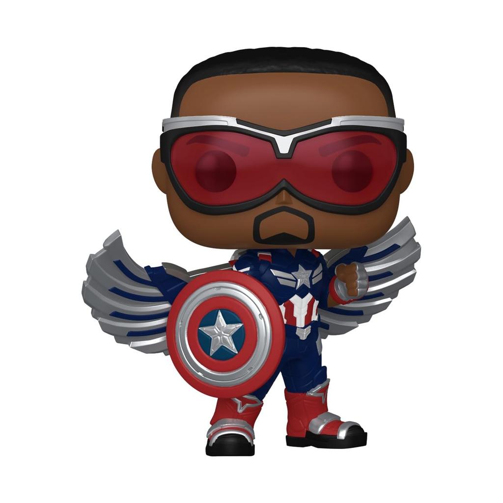 Funko Captain Brave New World Captain America Niedliche Deformierte Figur Pop! Amerika (Sam Wilson) Figur, Merchandise,