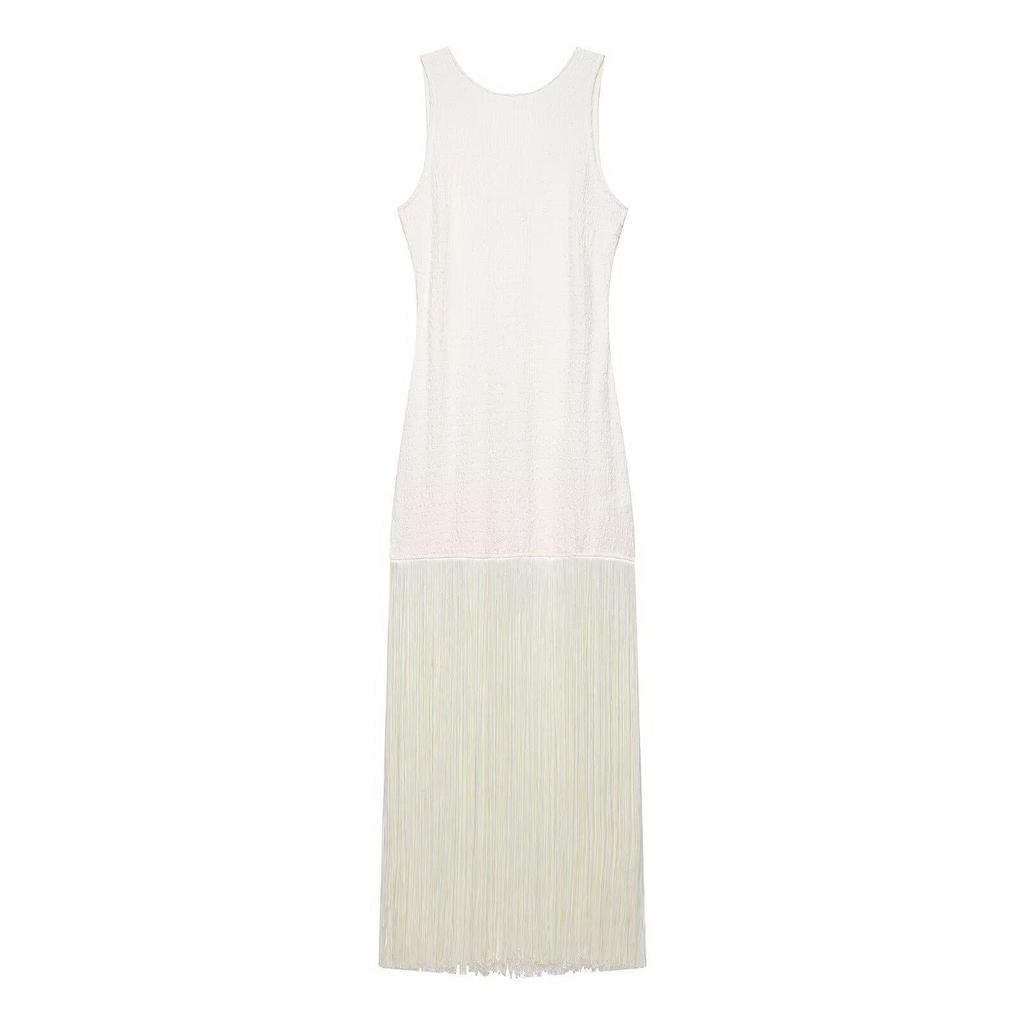 Hochwertiges Schlankes Damen-Quastenkleid - Neuer Einfacher Stil Nischen-Design