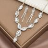 Ladies Claw Chain Series Earrings, Necklace, Zircon Set, Banquet, Party, Festival Gift -8177