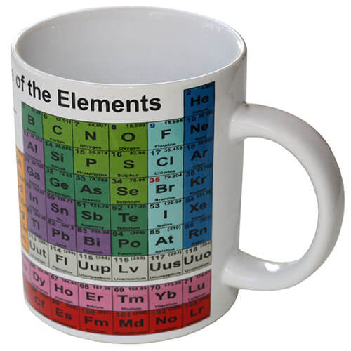 Entdecke Wissenschaft Periodensystem Tasse