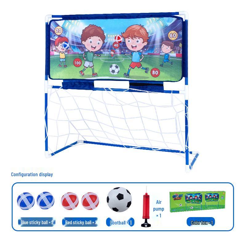Kindergarten Indoor/Outdoor Football Goal Toy - Movable & Convenient for Parent-Child Training