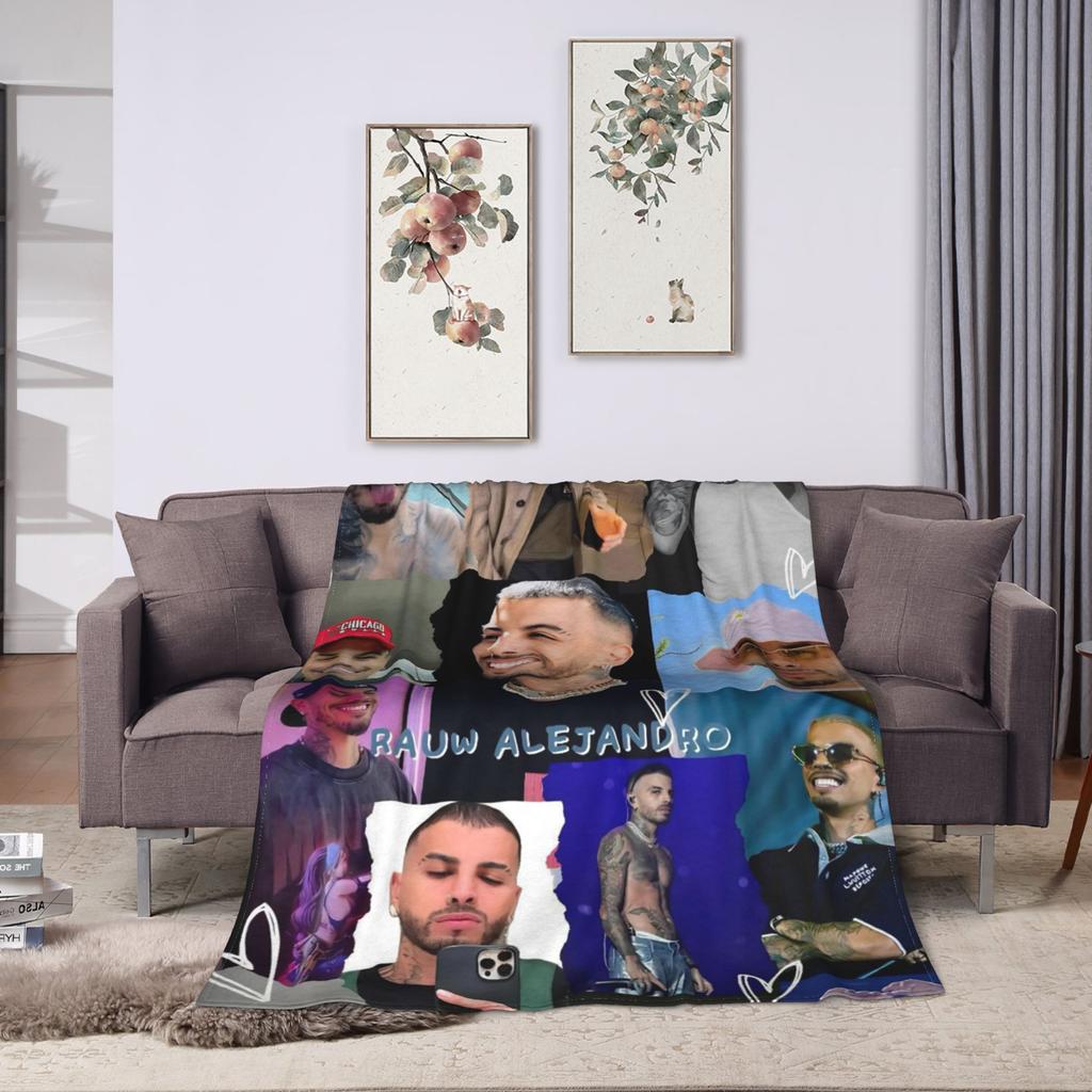 Rauw Alejandros  Blanket  Travel Flannel Throw Blanket For Couch Chair Soft Design Quality Bedspread Gift Idea