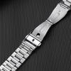 Stainless Steel Watch Band Universal Strap Folding Safety Buckle for Women Bracelet Strap12/14/16/18/20/22/24mmWatch Accessories
