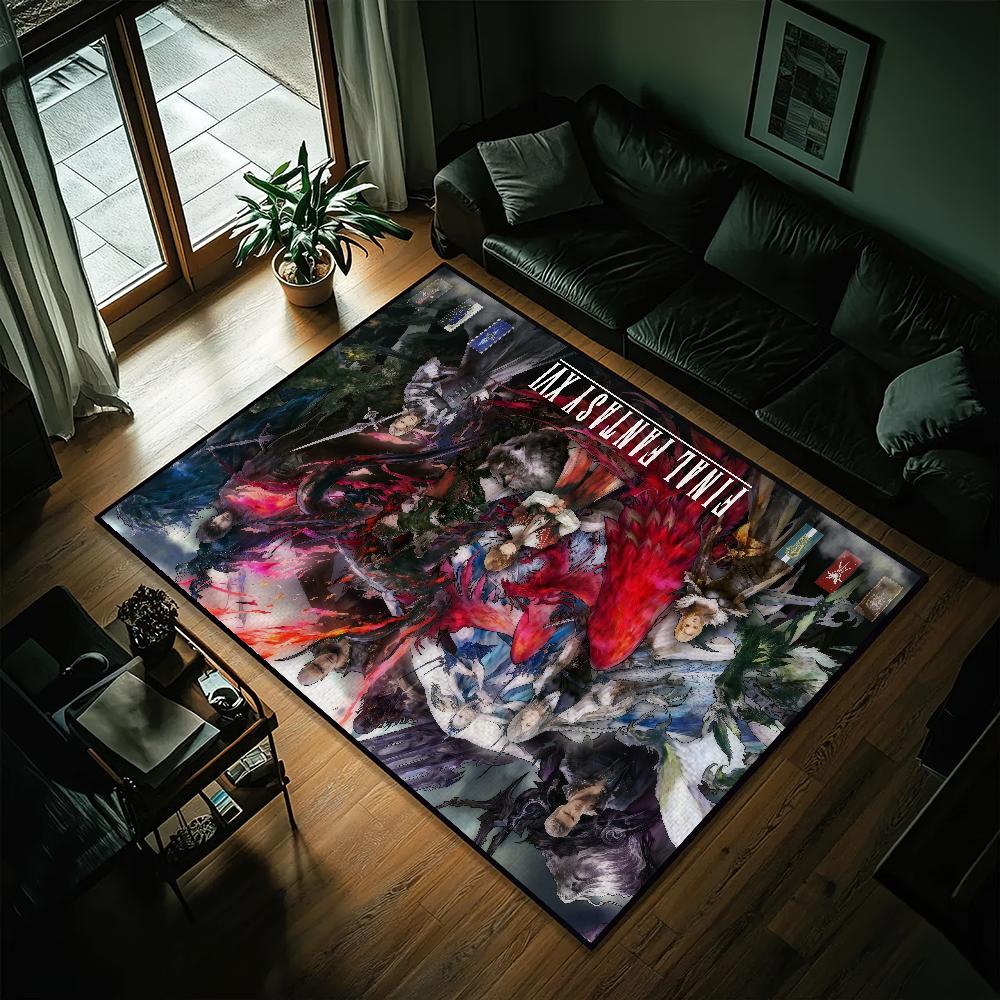 Spiel F-Final Fantasy XVI Kleiner Teppich Bettseite Küche Bad Wohnzimmer Zuhause Haus Schlafzimmer Bodenmatte Fußmatte Teppich Dekoration