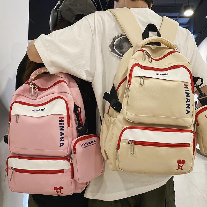 High School Students  Girls  Children  Elementary School Students Backpacks  College Students  Boys  Contrasting Color Backpacks