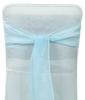 Darling Souvenir Pack Of 25 Organza Chair Sashes Bow Sash For Wedding & Events Supplies Party Decoration Chair Cover Sash - Colors