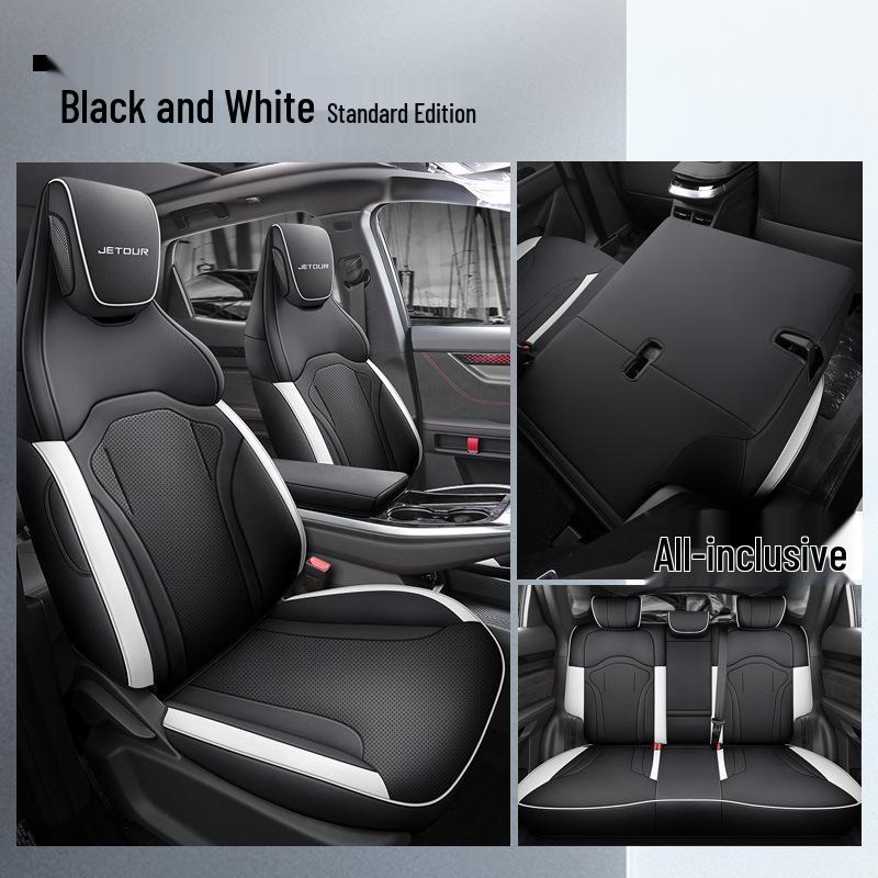 LTCS Jietu Dasheng Sporty Leather Car Seat Cushion - All Seasons Fit