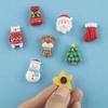 12pcs Cartoon Creative Christmas Gifts Santa Claus Refrigerator Magnets Magnetic Clasp Personality Magnet Magnet Home Decore