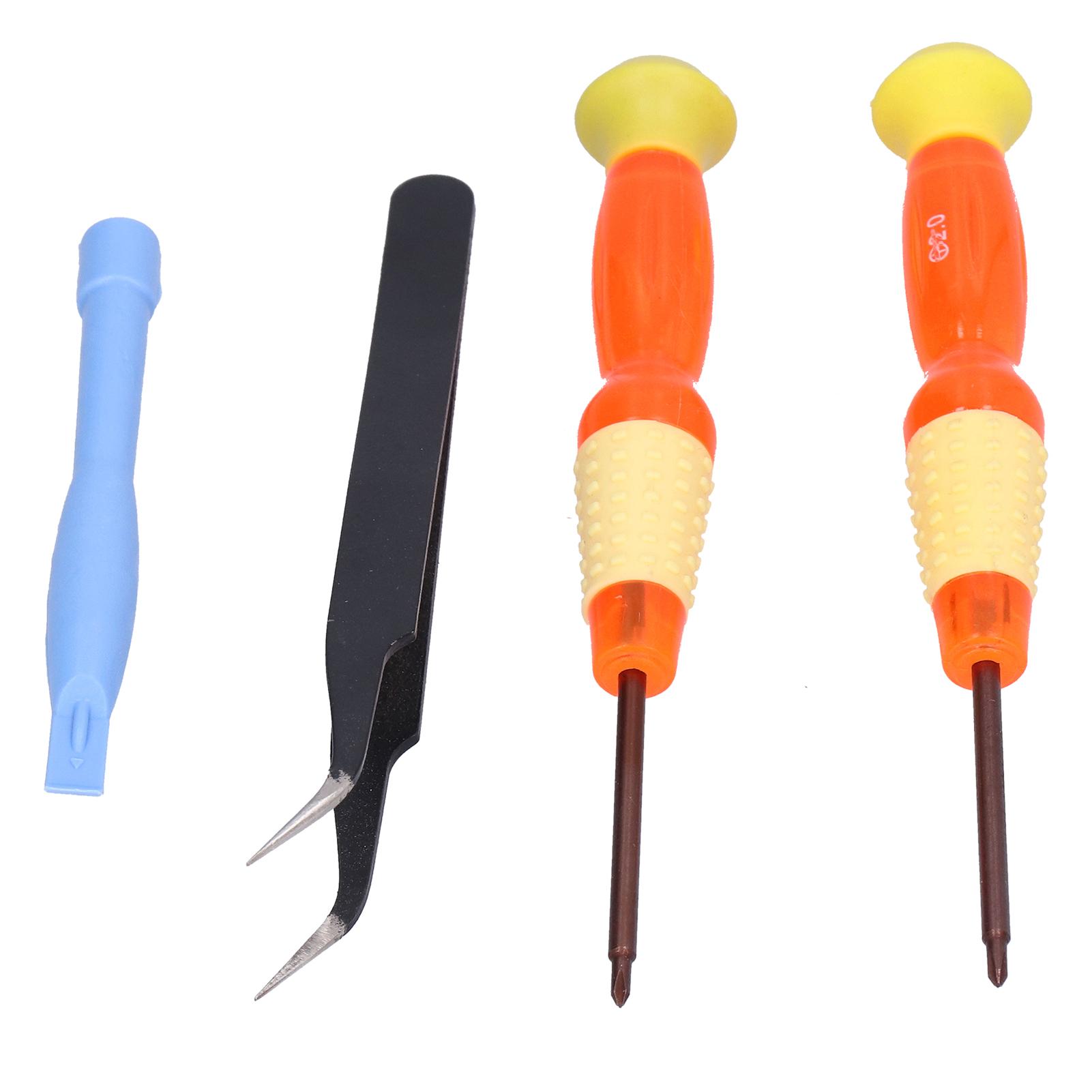 

Joystick Replacement Tool Console Repair Kit with 3D Analog Joystick Screwdrivers Tweezers for N Controller(Black )