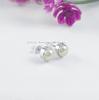 Fresh Water Pearl Stud Earring, 925 Sterling Silver Studs, Round Natural Pearl Earrings, Gift for Her, Birthday Studs, Handmade Earrings