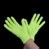 1 Pair Anti-Slip Green Gloves Durable Neon Glove Work Gloves Fluorescent Gloves  Party Supplies