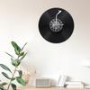 Homoyoyo Schallplatten Wanduhr, 12 Zoll, 335g, Retro Dekor, Leise Wanduhr für Schlafzimmer/Wohnzimmer, Einfache Installation, Innenwanduhr