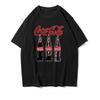 2026 Summer New Men's Women T-shirt Fashion Streetwear Coke T-shirt Unisex Astronauts Joint Design Short Sleeve Commemorative Shirt