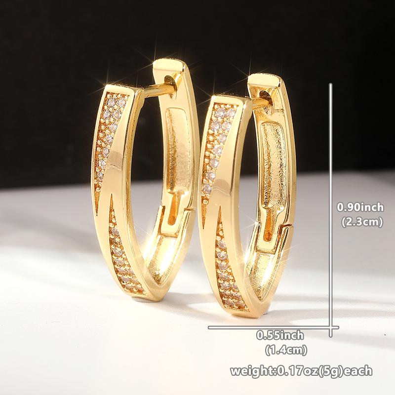 

Елегантні сережки-підвіски золотого кольору, інкрустовані кубічним цирконієм, для жінок. Вишукані заручні весільні сережки. Ювелірні вироби золотий