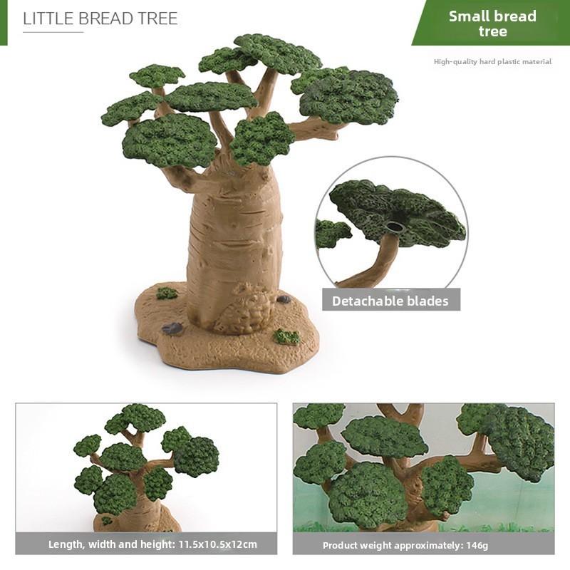 Plastic Cactus Bread Tree Models Micro Plants For Home Decor And Window Display