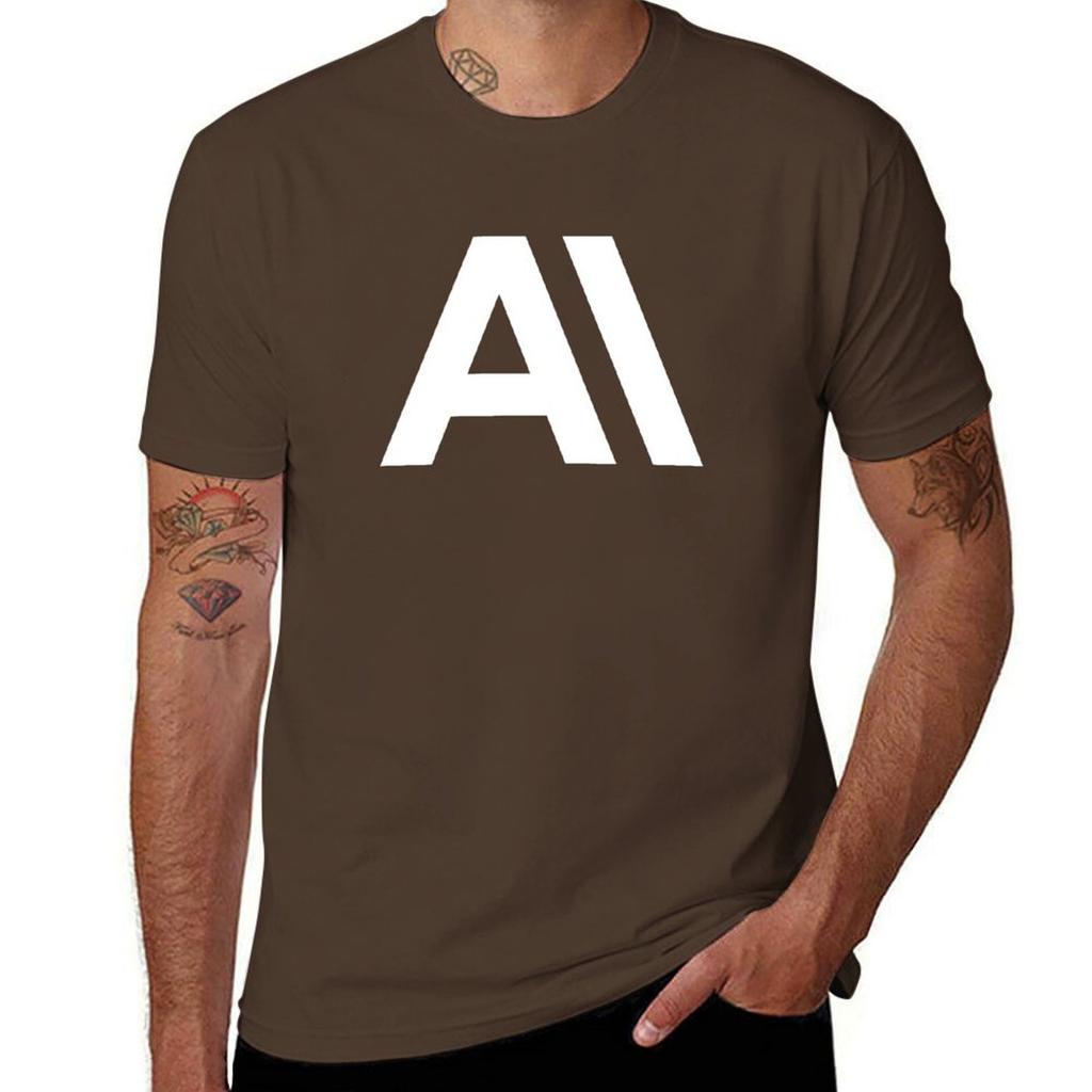 Anthropic AI Icons R1002 T-Shirt Anime Clothes Funnys Blanks Boys Whites Men Graphic T Shirts