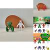 Rainbow Monster Banban Pvc Figurines Garden Themed Cartoon Collectibles