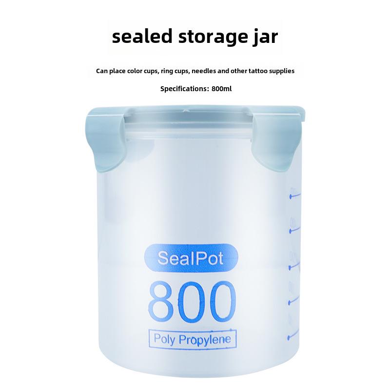 Large Semi-Permanent Tattoo Ring Cups & Eyelash Grafting Tool Set