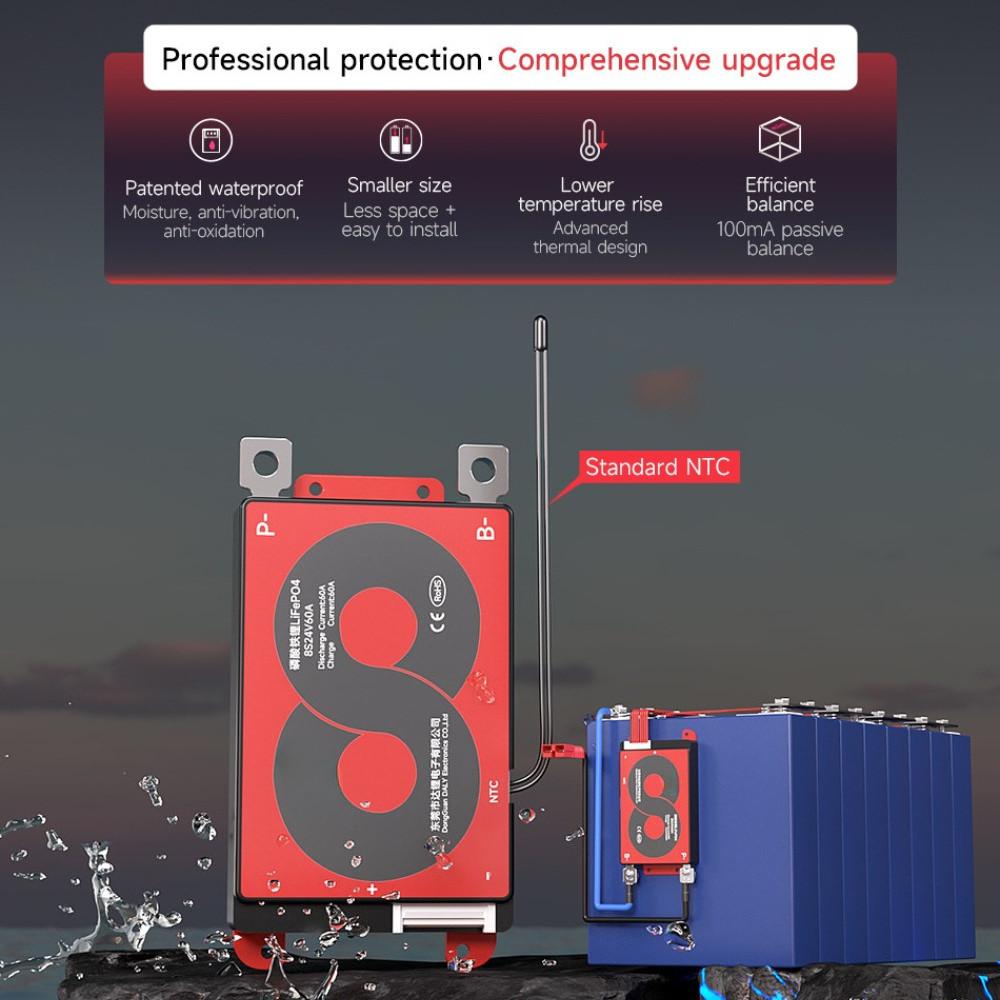 3.2V Charging And Discharging Board 4S 8S 16S Charging Equalization Voltage Battery Protection Board Active Balance BMS Lifepo