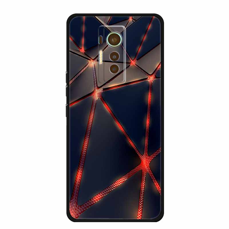 For Tecno Phantom X 2021 Case Animals TPU Silicone Soft Phone Cover Cases for PhantomX 2021 AC8 Protective Shockproof Wolf Shell
