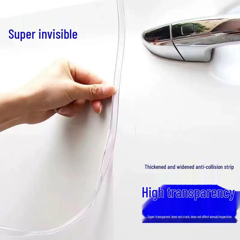 Transparent Car Door Edge Protection Strip - Anti-Collision, Anti-Scratch Adhesive