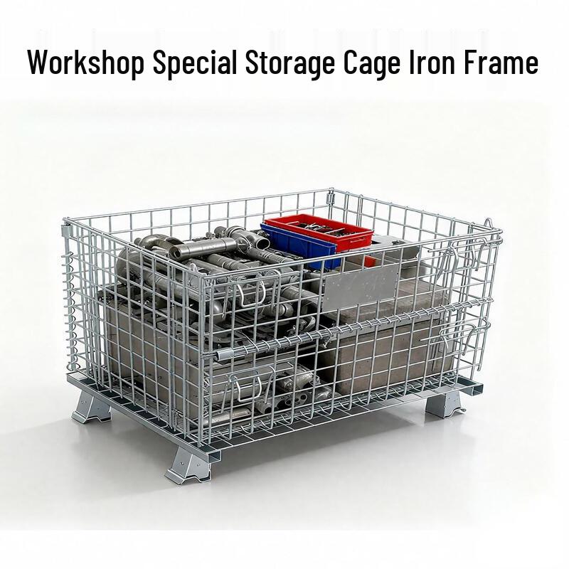 Industrial Folding Wire Mesh Storage Cage