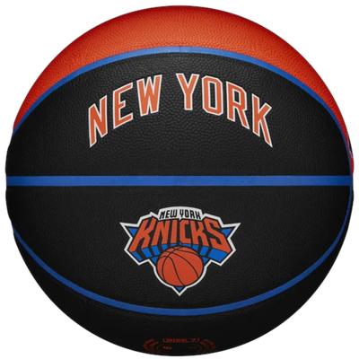 Wilson Ballon de basket-ball NBA Team City Collector New York Knicks, unisexe, noir