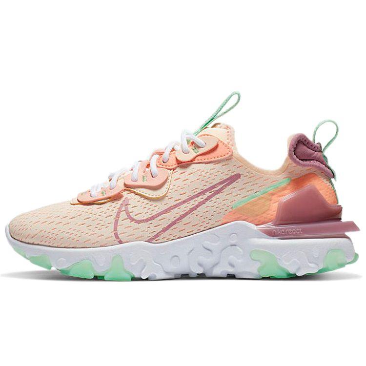 

Женские кроссовки Nike React Vision Crimson Tint Desert Berry Orange Atomic-Pink Cucumber-Calm CI7523-800