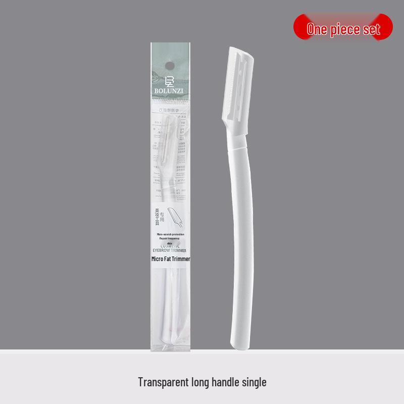 Women's Beginner Safe Foldable Eyebrow Razor Set with Anti-Scratch Design and Replaceable Blades