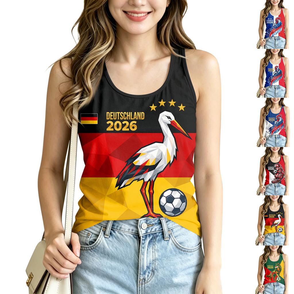 Women's Sleeveless Sports Top, Breathable Lightweight Running Tank Top for Gym, Workout, Yoga