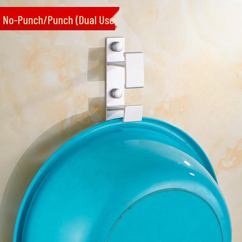 

ZNMW Space Aluminum Double Basin Hook Set
