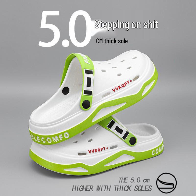 Sandalias y Zapatillas EVA Baotou para Hombre - Verano Antideslizantes Estilo Coreano Zapatos de Playa