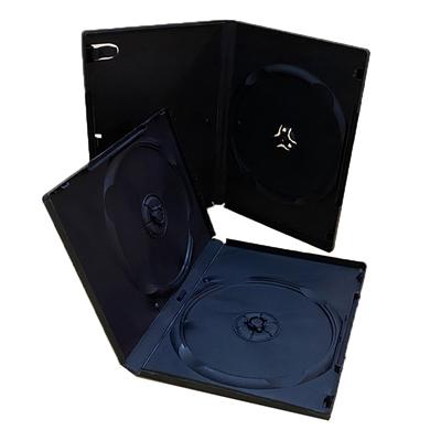 Hochwertige DVD-Box, leere CD-Hülle, PP-Kunststoff-CD-Hülle, CD-Hülle, Kapazität 1–2 Discs