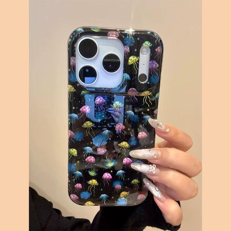 

IMD Double-Layer Jellyfish Phone Case for iPhone 17 Pro Max & 15 - High-End Feel iPhone 17 Pro