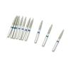 10Pcs/Pack High Quality Dental Burs Diamond High Speed Drills FG 1.6mm Dentist Tools FO-S21
