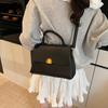 New Messenger Small Square Bag Women's 2025 Summer Korean Version Simple Foreign Style Fashion Commuter Shoulder Bag Portable Women's Bag