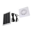 Solar Powered Exhaust Fan 6W Solar Panel and 4in Ventilation Fan for Greenhouse Chicken Coop Shed Pet House