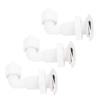 3 Stück Whirlpool Drehbogen Blasenluftdüse Robuste PVC Whirlpool Luftdüse Massage Badewannendüse für