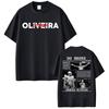 Limitiertes Do Bronx Charles Oliveira Grafik T-Shirt Unisex Damen Harajuku Vintage Gothic T-Shirts Lässige Baumwolle Kurzarm-T-Shirts
