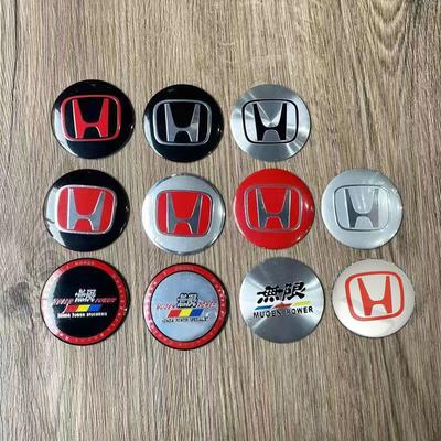 45-65mm Car Wheel Center Hub Cap Emblem Sticker Accessories For Civic FIT Accord Prelude CRV 5Th City XRV CRV HRV Odyssey