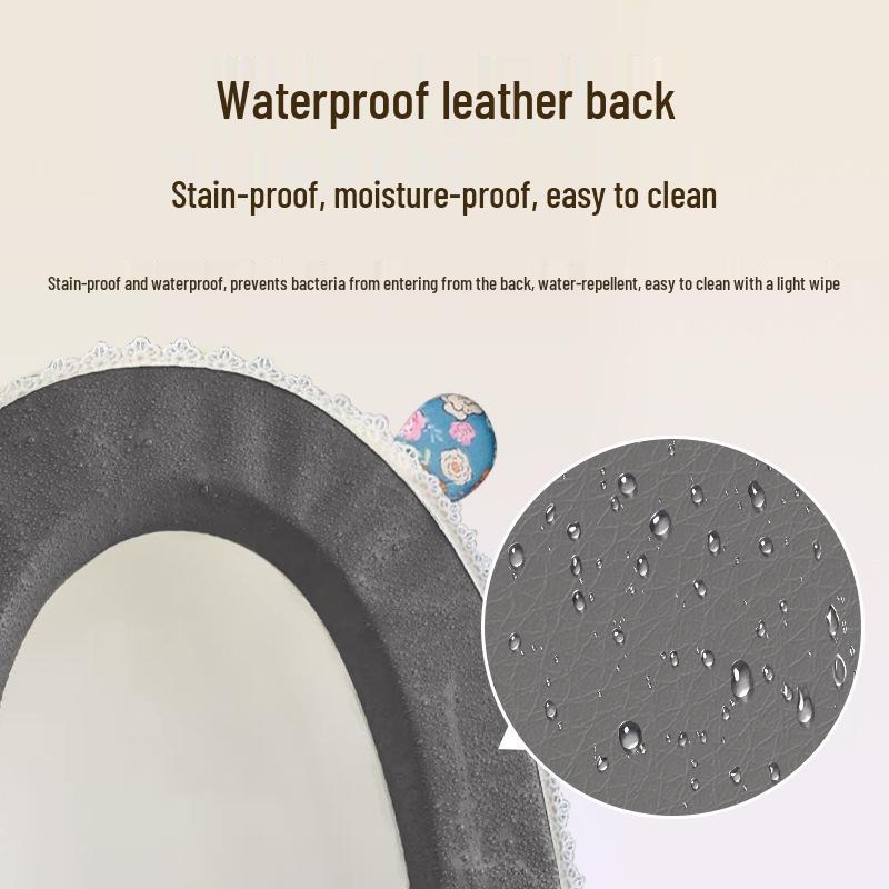 Universal Heated Carbon Fiber Toilet Seat: Soft, Waterproof, Zippered, All-Season Comfort