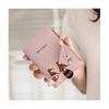 Women's Short Student Wallet Korean Version Little Fresh Folding Mini Trendy Personalized Coin Purse Zipper Folding Card Bag